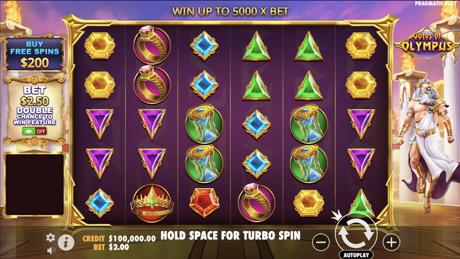 Игровой автомат Gates of Olympus